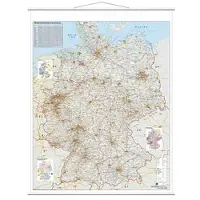 Franken Deutschland-Straßenkarte