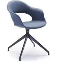 Best Sister Ria Drehsessel blau, Aluminiumgestell anthrazit 4043153117368