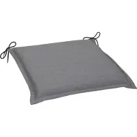 GO-DE Textil, 2er Set Sitzkissen Dora, uni hellgrau, 20925-2103
