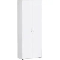 Geramöbel Aktenschrank Flex, aus Holz, 80 x 216 x 42 cm (B/H/T), weiß
