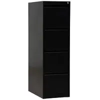Gürkan G-Office Hängeregisterschrank FGC.4, 1-bahnig, 4 Schübe, schwarz