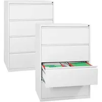 Gürkan G-Office Hängeregisterschrank FGC/D.4, 2-bahnig, 4 Schübe, weiß