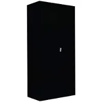 LÜLLMANN Aktenschrank 530359, aus Metall, abschließbar, 92,5 x 195 x 50 cm (B/H/T), schwarz