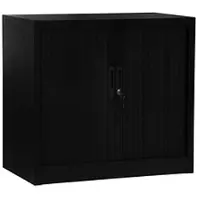 Gürkan Rollladenschrank 80 x 75 cm schwarz, 80x75x46 cm