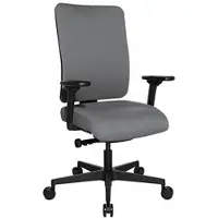 Topstar Bürostuhl Sitness Open X (P) Deluxe mit Schiebesitz, OX60WTW2 T23 Stoff grau, Gestell schwarz