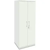 Fm Büromöbel Aktenschrank abschließbar für 5 Ordnerhöhen Breite 80 cm »Oldenburg« weiß, 80x186.9x44.2 cm
