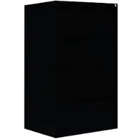 LÜLLMANN Hängeregisterschrank 561429, 2-bahnig, 4 Schübe, schwarz