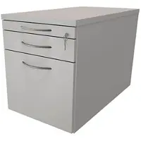 Fm Büromöbel Rollcontainer »Fastline« mit Hängeregistratur grau, 43.4x52x80 cm