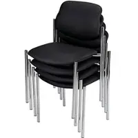 Nowy Styl 4er-Set Stapelstühle »Styl« schwarz, 45x47 cm