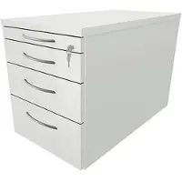 Fm Büromöbel Rollcontainer »Fastline« mit 3 Schubladen grau, 43.4x52x80 cm