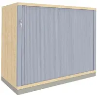 Fm Büromöbel Querrollladenschrank »Oldenburg« 2 OH 100 cm königsahorn, 100x78.1x44.2 cm