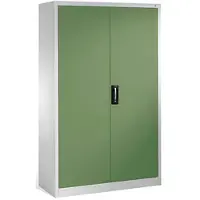 Californian Products CP Stahlschrank mit Flügeltüren 120 x 195 cm grün, 120x195x50 cm