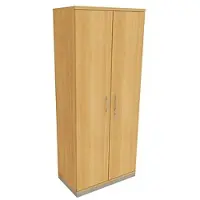 Fm Büromöbel Aktenschrank abschließbar für 5 Ordnerhöhen Breite 80 cm »Sidney« braun, 80x186.9x44.2 cm