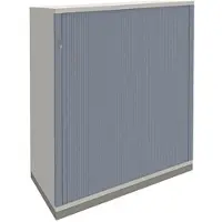 Fm Büromöbel Querrollladenschrank »Sidney« 3 OH 100 cm grau, 100x113.4x44.2 cm
