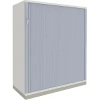 Fm Büromöbel Querrollladenschrank »Sidney« 3 OH 80 cm grau, 80x113.3x44.2 cm