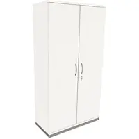 Fm Büromöbel Aktenschrank abschließbar für 5 Ordnerhöhen Breite 100 cm »Sidney« weiß, 100x186.9x44.2 cm