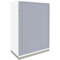 Fm Büromöbel Querrollladenschrank »Oldenburg« 3 OH 100 cm weiß, 100x113.4x44.2 cm