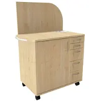 Fm Büromöbel Technikwagen »Sidney« königsahorn, 110x150x64.2 cm
