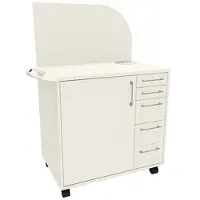 Fm Büromöbel Technikwagen »Oldenburg« weiß, 110x150x64.2 cm