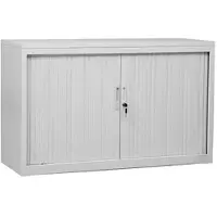 Gürkan Rollladenschrank 120 x 75 cm mit Holzplatte weiß, 120x75x46 cm