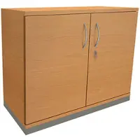 Fm Büromöbel Aktenschrank abschließbar für 2 Ordnerhöhen Breite 100 cm »Sidney« braun, 100x78.1x44.2 cm