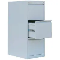 LÜLLMANN Hängeregisterschrank 560310, 1-bahnig, 3 Schübe, lichtgrau
