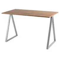 Paper Flow PAPERFLOW Schreibtisch easyHome LV9 metallic-grau/walnuss