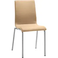 Mayer Sitzmöbel Besucherstuhl »my Life - Mikrofaser« Gestell perlsilber beige, 43x48 cm