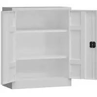 Classix Aktenschrank X-530317, aus Metall, abschließbar, 80 x 100 x 38 cm (B/H/T), weiß