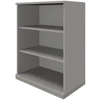 Fm Büromöbel Aktenregal »Sidney« 80 cm breit 3 OH grau, 80x113.3x44.2 cm