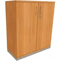 Fm Büromöbel Aktenschrank abschließbar für 3 Ordnerhöhen Breite 100 cm »Sidney« braun, 100x113.3x44.2 cm