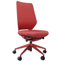 Fm Büromöbel Bürostuhl »Asiento« ohne Armlehnen Komfort rot