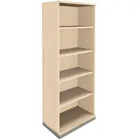 Fm Büromöbel Aktenregal »Sidney« 80 cm breit 5 OH braun, 80x186.9x44.2 cm