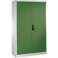 Californian Products CP Stahlschrank mit Flügeltüren 120 x 195 cm grün, 120x195x40 cm