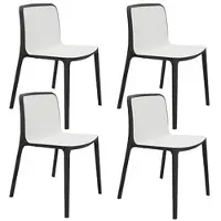 Fm Büromöbel 4er-Set Besucherstühle »Cento« weiß, 52.6x46.1 cm
