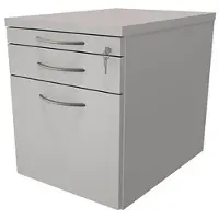 Fm Büromöbel Rollcontainer mit Hängeregister »Sidney« einheitliches Dekor grau, 43.4x54x60 cm