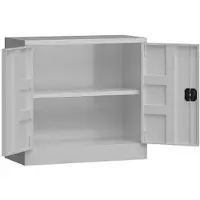 Classix Aktenschrank X-530300, aus Metall, abschließbar, 80 x 75 x 38 cm (B/H/T), lichtgrau