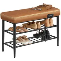 Vasagle Schuhbank LSB054 80/30 cm braun, 80x50 cm