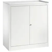 Californian Products CP Stahlschrank mit Flügeltüren 100 x 100 cm grau, 100x100x50 cm