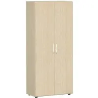 Geramöbel Flügeltürenschrank »New York« 5 OH 80 cm braun, 80x181x42 cm