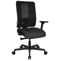 Topstar Bürostuhl Sitness Open X (N) Deluxe, OX300, anthrazit / schwarz, Stoff / Netz, bis 110 kg