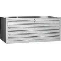 Gürkan Planschrank A0 grau, 140x62x95 cm