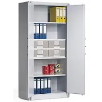 Californian Products CP-Möbel Aktenschrank Certos, 1170-00, aus Metall, feuerfest, abschließbar, 93 x 195 x 50 cm (B/H/T), blau / lichtgrau