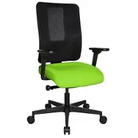 Topstar Bürostuhl Sitness Open X (N) Deluxe mit Schiebesitz, OX30WTW2 T350 Stoff grün, Gestell schwarz
