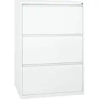 Gürkan Hängeregistraturschrank 3 Schübe 2-bahnig weiß, 76x101x62 cm