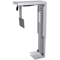 Geramöbel PC-Halterung S-500915-SI, silber, zur Schreibtischmontage für Mini- & Midi-Tower