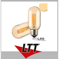 ISOLED 8W LED Birne T45 klar E27 600lm ultrawarmweiß 2200K dimmbar EEK G [A-G] Fiai 113320