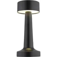 Globo Tischlampe Tischleuchte Schlafzimmerlampe Wohnzimmerleuchte, Metall Kunststoff, Akku dimmbar CCT Schaltung, 1,2W 65Lm 2700K 4000K 6500K, H 21 cm
