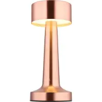 Globo Tischlampe Tischleuchte Nachttischlampe kupfer Touchdimmer Akku LED H 21 cm
