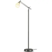 HPI Home Product Import GmbH Stehlampe - Nickelfarben - Metall - 23 x 150 cm